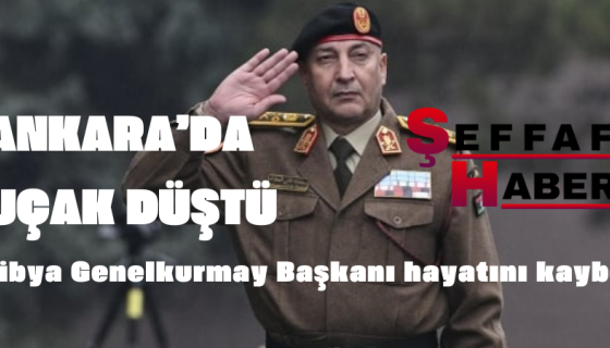 Ankara’da Uçak Düştü