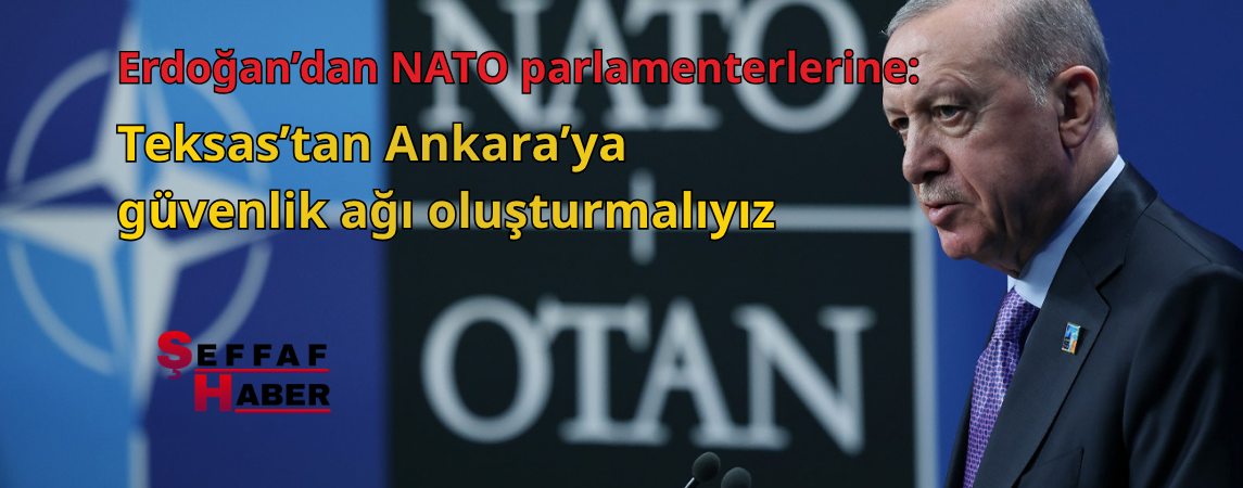 Erdoğan’dan NATO parlamenterlerine: Teksas’tan Ankara’ya  güvenlik ağı oluşturmalıyız!